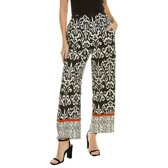 Gracia womens  Wide Leg Pajama Pant, s, Black