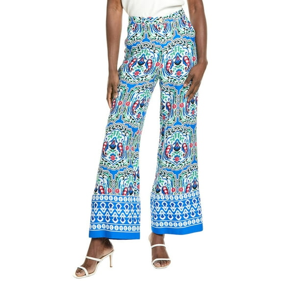 Gracia womens Wide Leg Pant, m, Blue