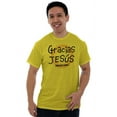 thumbnail image 1 of Gracias Jesus Spanish Spanglish Plus Size Crewneck Graphic Tee Shirt Brisco Brands 2X, 1 of 4