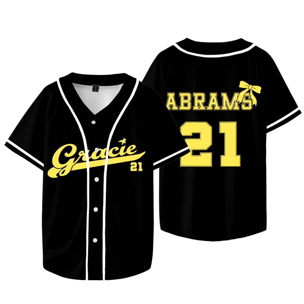 Gracie Abrams 21 Baseball Jacket Tee The Secret of Us 2025 Merch Jersey ...
