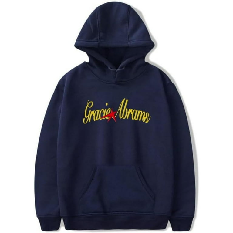 Blue hoodie with green stars hotsell