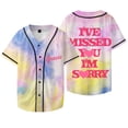 thumbnail image 1 of Gracie Abrams I've Missed You I'm Sorry Merch Baseball Jacket Tee Unisex V-neck Short Sleeve Shirts, 1 of 6