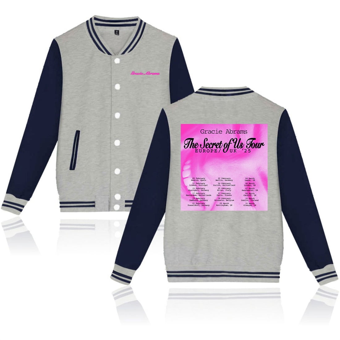 Gracie Abrams The Secret of US World Tour 2025 Jackets Men Women