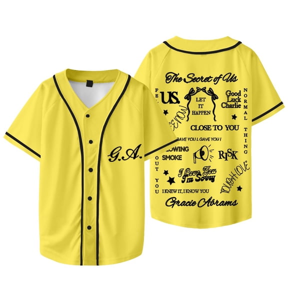 Gracie Abrams The Secret of Us Baseball Jersey Summer