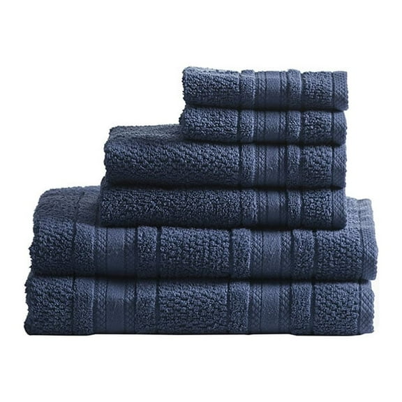 Gracie Mills Aisling Super Soft 6 Pieces Cotton Quick Dry Bath Towel Set - GRACE-9610