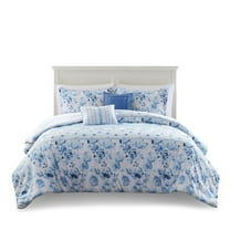 Gracie Mills Alejandra Floral Striped Comforter Set Twin GRACE-15807