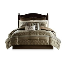 Gracie Mills Alfredo 16-Piece Jacquard Complete Bedding Set with 2 Sheet Sets - GRACE-12266