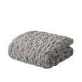 thumbnail image 1 of Gracie Mills Ashlee Modern Solid Ruched faux Throw Blanket - GRACE-11254, 1 of 4