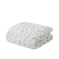 thumbnail image 1 of Gracie Mills Ashlee Modern Solid Ruched faux Throw Blanket - GRACE-11254, 1 of 4