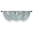 thumbnail image 1 of Gracie Mills Aurelius Faux Silk Sheen Waterfall Embellished Valance - GRACE-9442, 1 of 2
