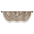 thumbnail image 1 of Gracie Mills Aurelius Faux Silk Sheen Waterfall Embellished Valance - GRACE-9442, 1 of 2
