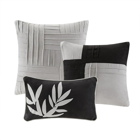 Gracie Mills Beatriz 7-Piece Microsuede Comforter Set - GRACE-3216