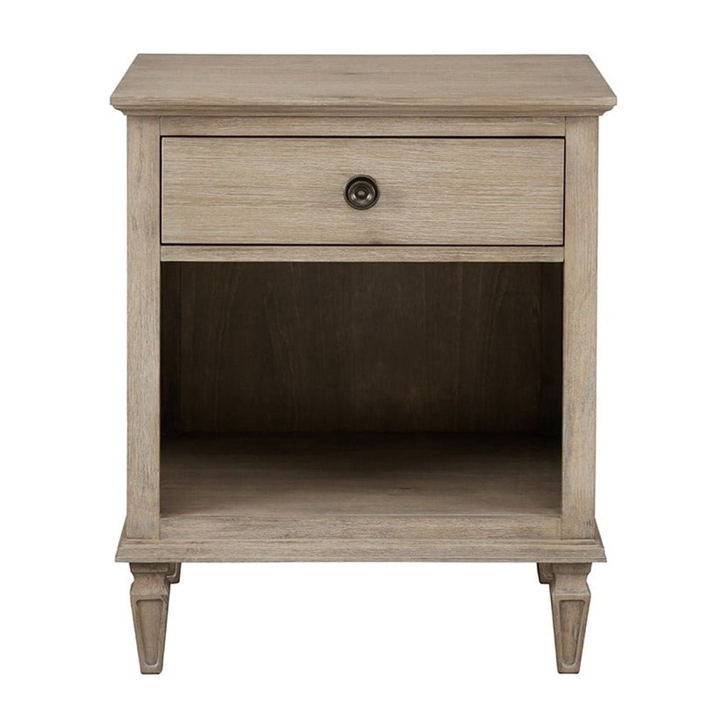 Gracie Mills Bolton French inspired Nightstand with Open Storage ...
