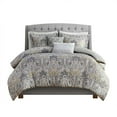 thumbnail image 1 of Gracie Mills Brant Damask 5-Piece Cotton Duvet Cover Set - GRACE-10483, 1 of 5