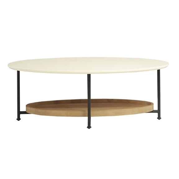 Gracie Mills Brisa Contemporary Oval CoffeeTable - GRACE-13763