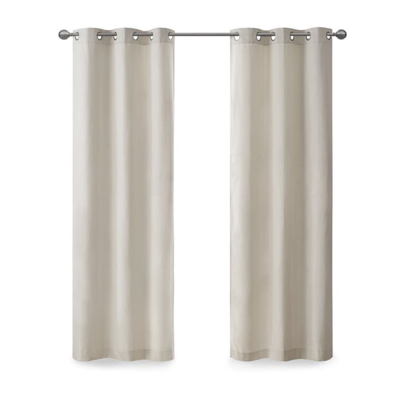 Gracie Mills Calyx Textured Room Darkening Curtain Panel Pair - GRACE-14929