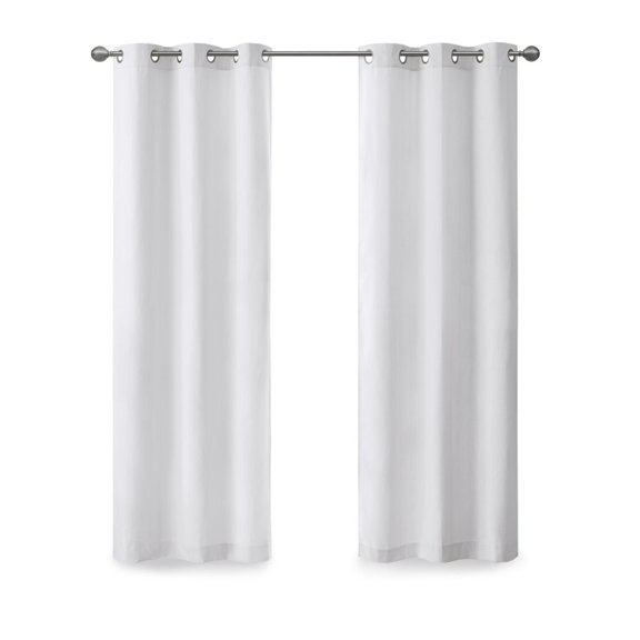 Gracie Mills Calyx Textured Room Darkening Curtain Panel Pair - GRACE-14929
