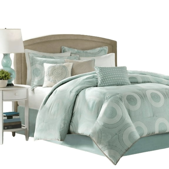 Gracie Mills Cameron Tranquil Bliss: 7-Piece Comforter Ensemble
