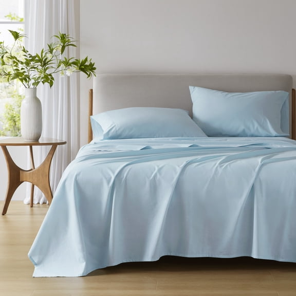 Gracie Mills Celestia 144TC 100% Cotton Solid Sheet Set