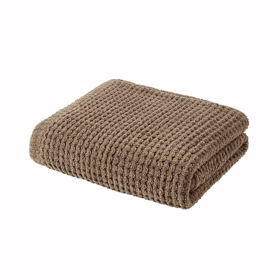 Gracie Mills Chenille Waffle Weave Throw Solid Color Plush GRACE-15463 50x60