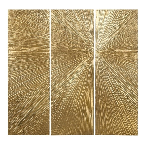 Gracie Mills Claude Dimensional Resin Triptych Wall Art Set - GRACE-14858