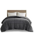 thumbnail image 1 of Gracie Mills Collection Full/Queen Size Black Heathered Jersey Knit Down Alternative Comforter, 1 of 5
