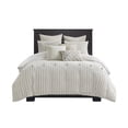 thumbnail image 1 of Gracie Mills Cora Oversized Cotton Clipped Jacquard Comforter Set with Euro Shams Throw Pillows - GRACE-13615, 1 of 5