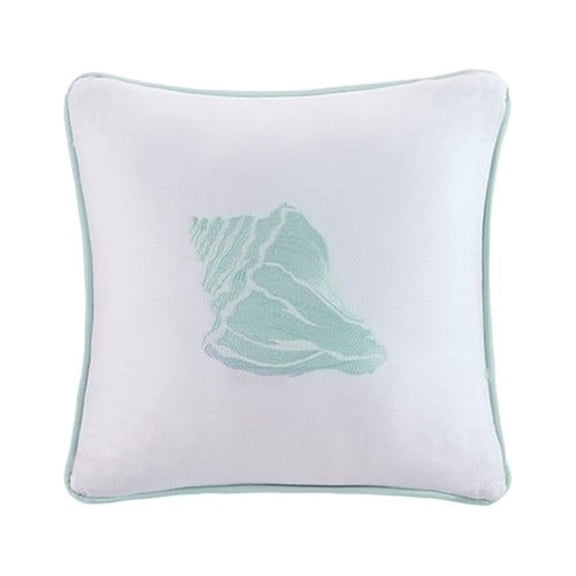 Gracie Mills Douglass Aqua Square Decorative Pillow - GRACE-753