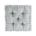 thumbnail image 1 of Gracie Mills Elara Textured Poly Chenille Square Floor Pillow Cushion, 1 of 3