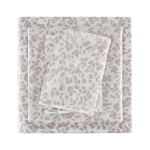 Gracie Mills Emeline Animal Printed Wrinkle Free Satin Sheet Set - GRACE-15318