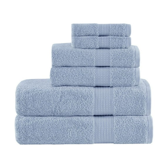 Gracie Mills Emeric 6-Piece Organic Cotton Towel Set - GRACE-9601