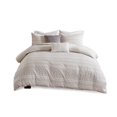 Gracie Mills Emerielle Modern 5Piece Cotton Clip Jacquard Duvet Cover