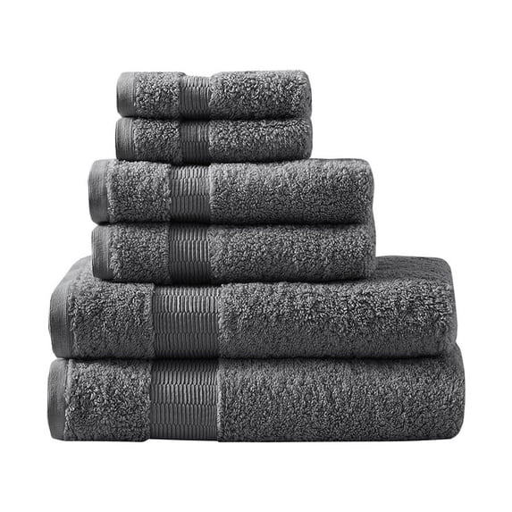 Gracie Mills Emrys 100% Egyptian Cotton 6-Piece Towel Set - GRACE-12490