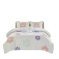 thumbnail image 1 of Gracie Mills Eubert Floral Reversible Chenille Comforter Set Twin Purple Pink, 1 of 5
