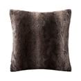thumbnail image 1 of Gracie Mills Faux faux Square Pillow GRACE-3531 Reversible Lux Micro faux 18x18, 1 of 3