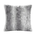 thumbnail image 1 of Gracie Mills Faux faux Square Pillow GRACE-3531 Reversible Lux Micro faux 18x18, 1 of 3