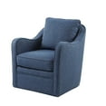 thumbnail image 1 of Gracie Mills Frieda Wide Seat Swivel Arm Chair with Back Pillow - GRACE-8255, 1 of 3