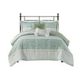 thumbnail image 1 of Gracie Mills Glenn Coastal Breeze 5-Piece Seersucker Comforter Ensemble with Coordinating Throw Pillows - GRACE-15439, 1 of 5