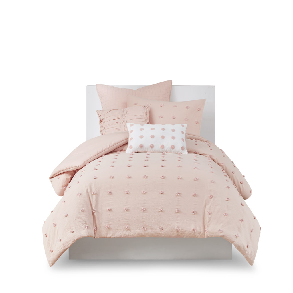 Gracie Mills Grady Elegance Defined Cotton Jacquard Comforter Set with