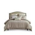 thumbnail image 1 of Gracie Mills Harper Oversized Velvet Comforter Set Full Queen GRACE-15827 Gray, 1 of 5