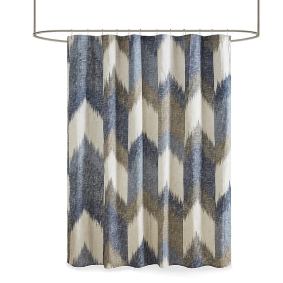 Gracie Mills Heise 200 TC Cotton Shower Curtain - GRACE-5247