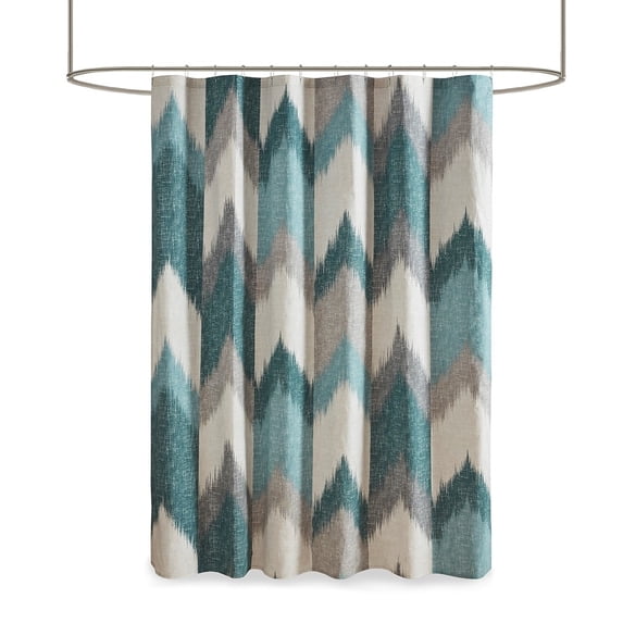 Gracie Mills Heise 200 TC Cotton Shower Curtain - GRACE-5247