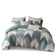 thumbnail image 1 of Gracie Mills Heise Ikat Chevron Comforter Set - GRACE-5150, 1 of 4