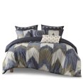 thumbnail image 1 of Gracie Mills Heise Ikat Chevron Comforter Set - GRACE-5150, 1 of 4