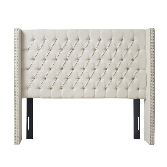 Gracie Mills Hendrix Winged Button Tufted Upholstered Headboard