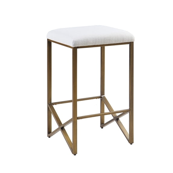 Gracie Mills Kenton Backless Upholstered 26" Counter Stool - GRACE-14951