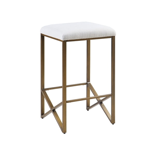 Gracie Mills Kenton Backless Upholstered 26" Counter Stool - GRACE-14951