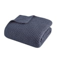 thumbnail image 1 of Gracie Mills Knit Cottage Throw Blanket GRACE-6477 Cozy Textured Design 50x60, 1 of 3