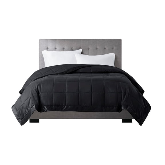 Gracie Mills Larry All-Season Down Alternative Blanket with Satin Trim