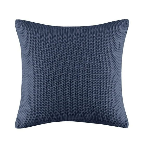 Gracie Mills Lessie Solid Knit Square Pillow Cover - GRACE-6478